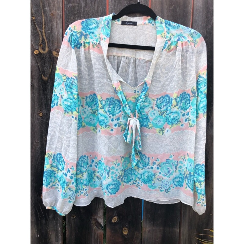 🌸PRICE DROP🌸 Sheer Blouse Spring Colors